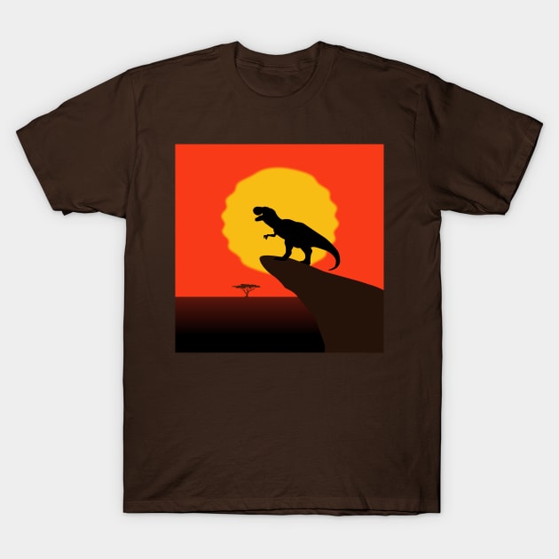 The Dinosaur King T-Shirt by snknjak